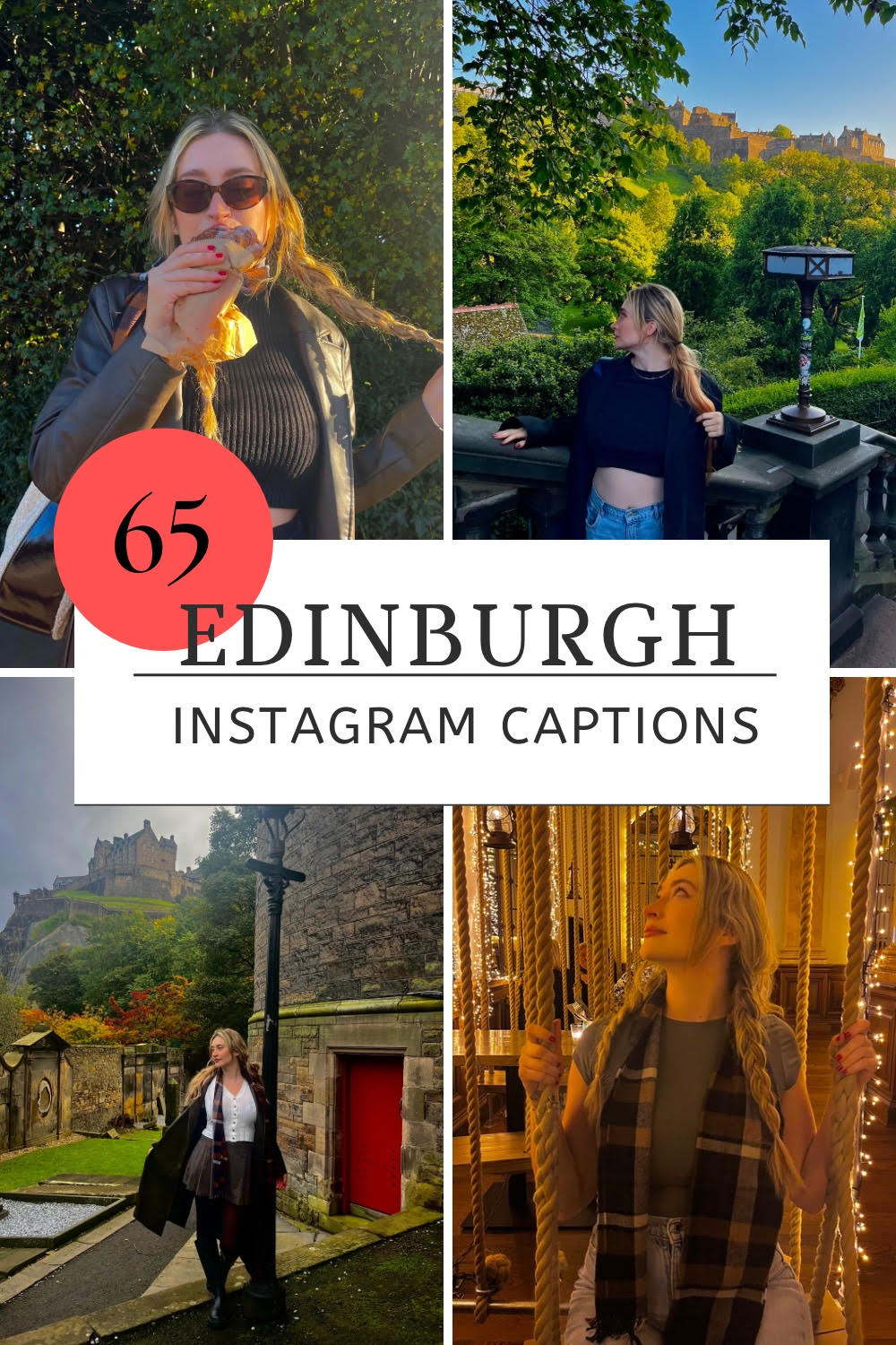 collage of Edinburgh photos