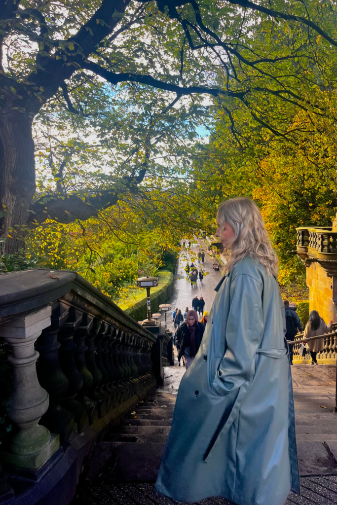 fall foliage shoot in edinburgh