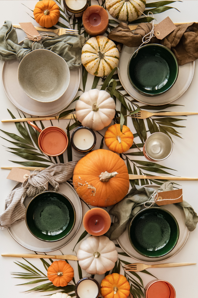 fall table setting 