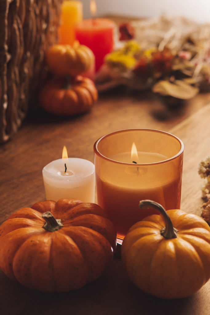 autumn candle collection