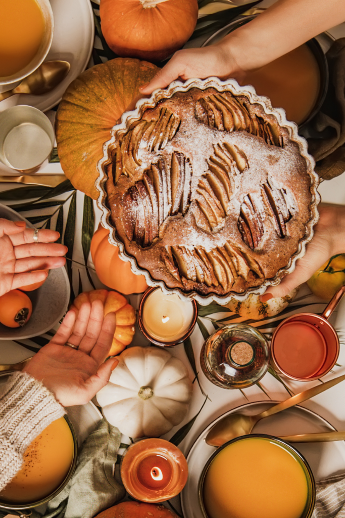 freshly baked apple pie