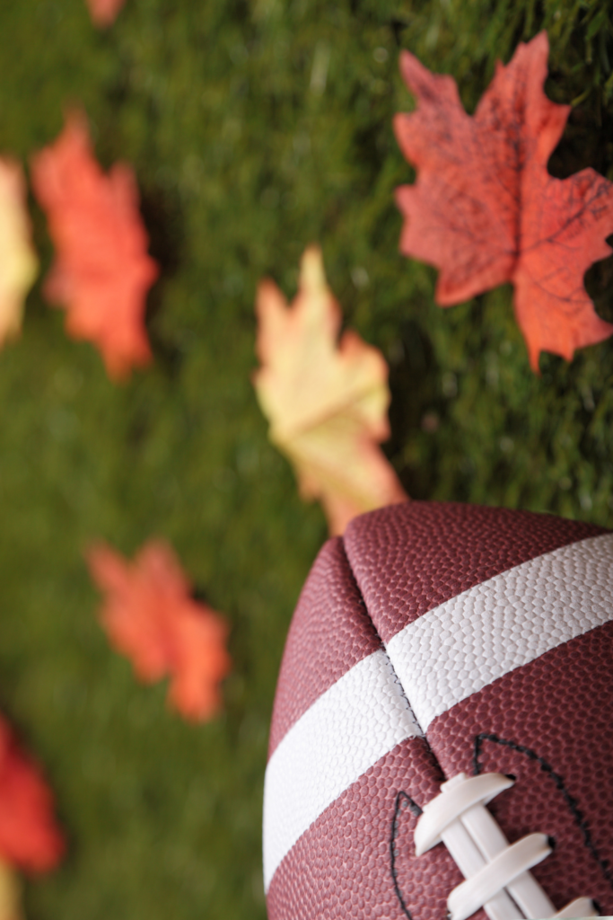 football game in autumn 