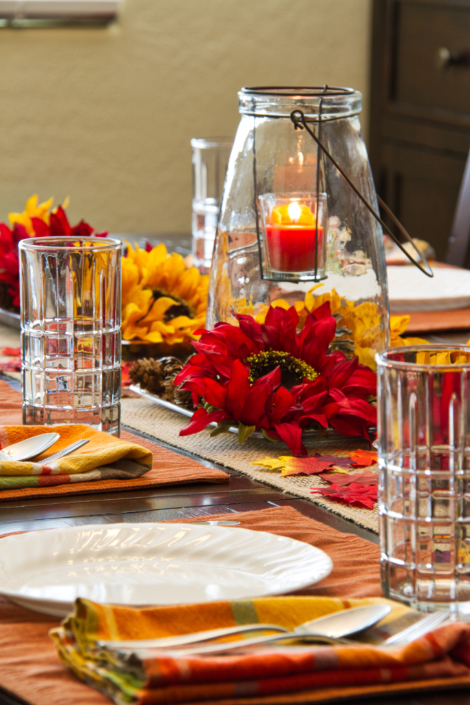 autumn dining table