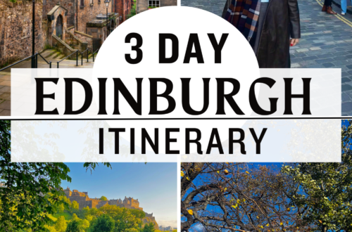 3 Day Edinburgh Itinerary